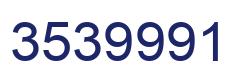 Number 3539991 blue image
