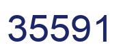 Number 35591 blue image