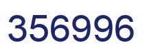 Número 356996 imagen azul