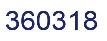 Number 360318 blue image