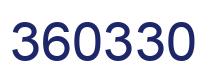Number 360330 blue image