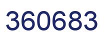 Número 360683 imagen azul