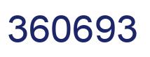 Number 360693 blue image