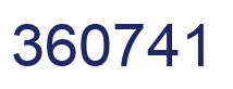 Número 360741 imagen azul
