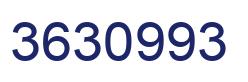 Number 3630993 blue image