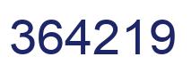 Número 364219 imagen azul