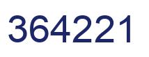 Número 364221 imagen azul