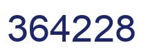 Número 364228 imagen azul