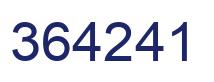 Número 364241 imagen azul