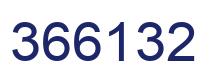 Number 366132 blue image