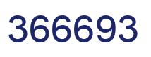Number 366693 blue image