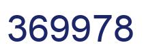Number 369978 blue image