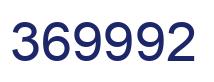 Number 369992 blue image