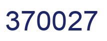 Número 370027 imagen azul