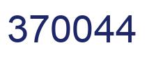 Número 370044 imagen azul
