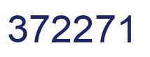 Number 372271 blue image