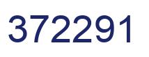 Number 372291 blue image