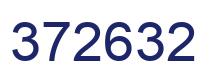 Number 372632 blue image