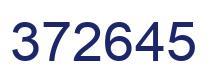 Número 372645 imagen azul