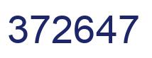 Número 372647 imagen azul