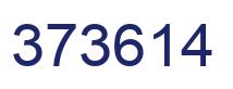 Number 373614 blue image