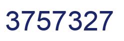 Número 3757327 imagen azul