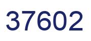 Number 37602 blue image
