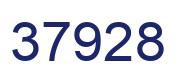 Number 37928 blue image