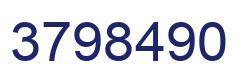 Number 3798490 blue image