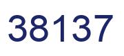Number 38137 blue image