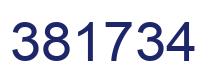 Número 381734 imagen azul