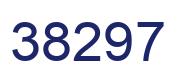 Number 38297 blue image