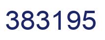 Número 383195 imagen azul
