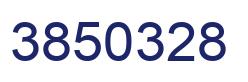 Number 3850328 blue image