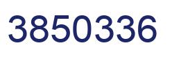 Number 3850336 blue image