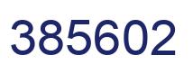 Number 385602 blue image