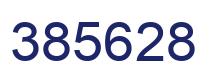 Number 385628 blue image