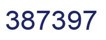 Number 387397 blue image