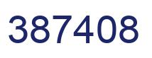 Number 387408 blue image