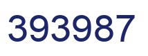 Number 393987 blue image