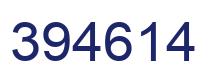 Number 394614 blue image