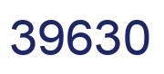 Number 39630 blue image