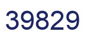 Número 39829 imagen azul