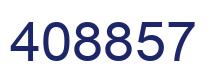 Número 408857 imagen azul