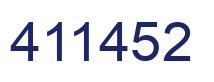 Número 411452 imagen azul