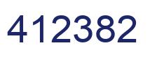 Number 412382 blue image