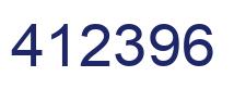 Number 412396 blue image