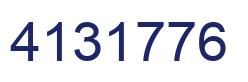 Número 4131776 imagen azul