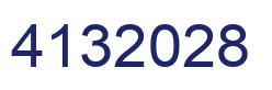 Número 4132028 imagen azul