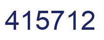 Number 415712 blue image